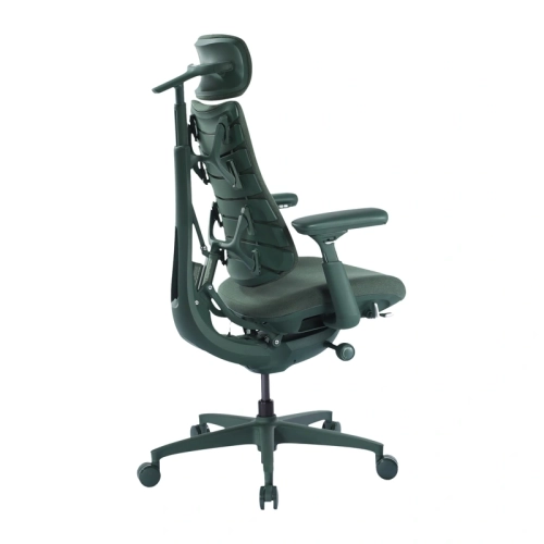 LiberNovo Omni zielone z boku, bioniczne oparcie FlexFit