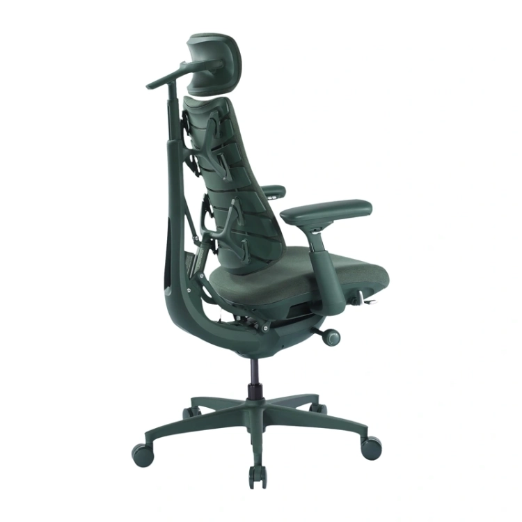 LiberNovo Omni zielone z boku, bioniczne oparcie FlexFit