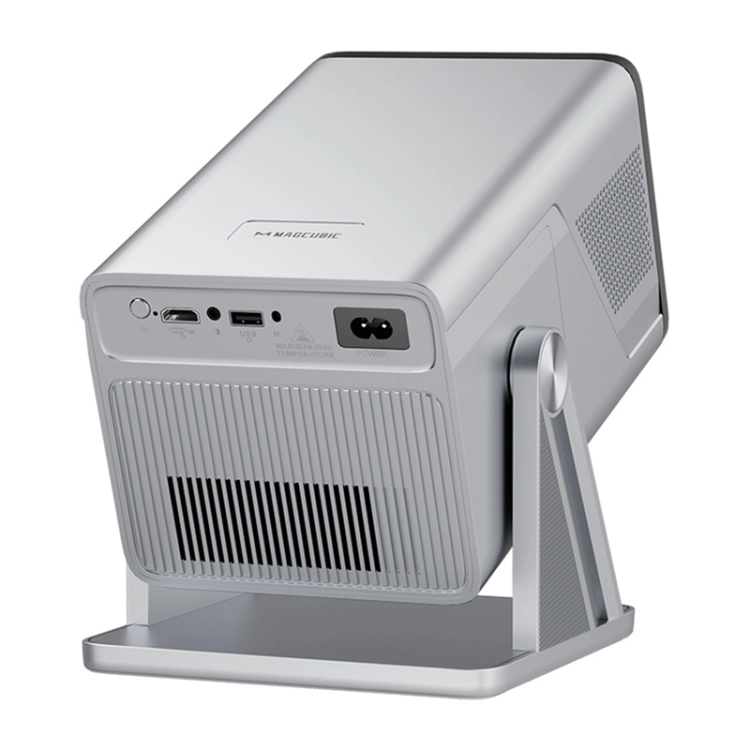 Tył projektora Magcubic X7 z gniazdami HDMI, USB, audio i zasilania