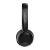 Czarne słuchawki JLab Studio 2 Wireless z boku, logo JLab na pałąku