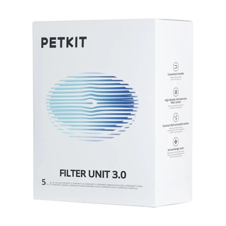 Pudełko filtrów PETKIT Filter Unit 3.0, 5 sztuk