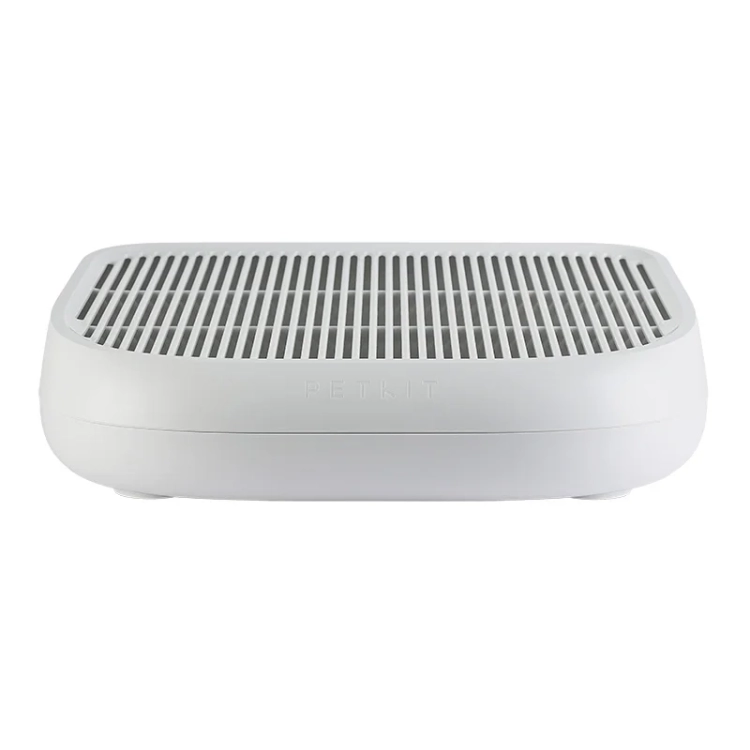 Schodek do kuwety PETKIT P9219 z boku, widoczna wysuwana komora na żwirek