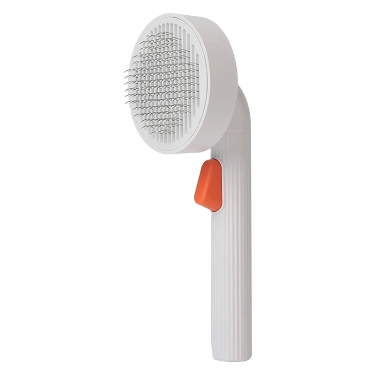 Szczotka dla psa i kota PETKIT Grooming Brush 2 z metalowymi igłami i pomarańczowym przyciskiem