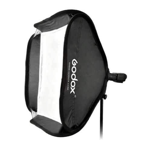 Zestaw softbox Godox SFGV8080 z dyfuzorem, widok z przodu