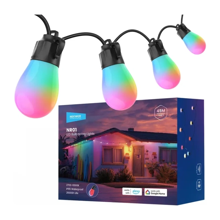 Girlanda ogrodowa RGB NEEWER NR01 45 m IP65
