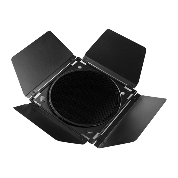 Zestaw akcesoriów GODOX BD-04: wrota, grid i 4 filtry kolorowe