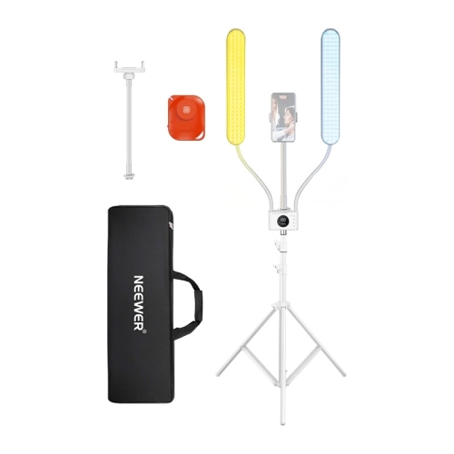 Lampa NEEWER BH40B na statywie z torbą, pilotem i filtrem