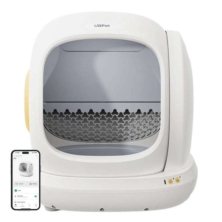 Kuweta UBPet C20 i telefon z aplikacją UBPet