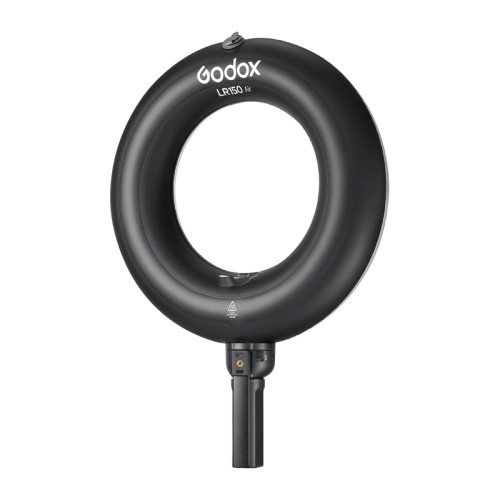 Lampa pierścieniowa Godox LR150 Air od tyłu z logo Godox