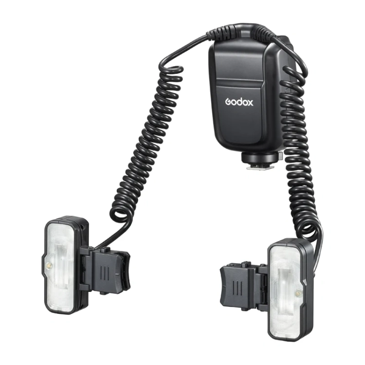 Lampa błyskowa makro z podwójną głowicą GODOX MF-T76 do Canon