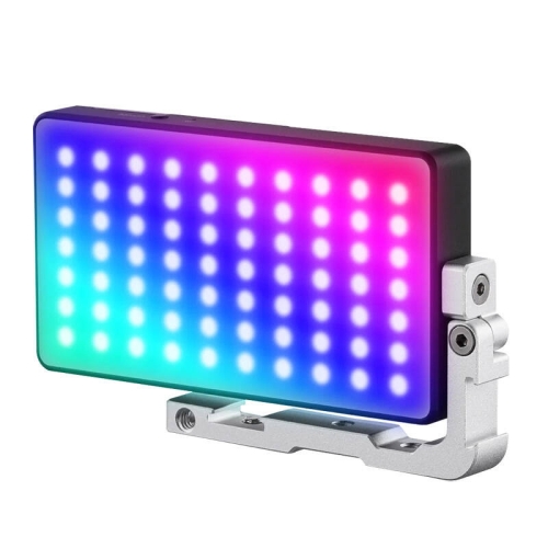 Lampa NEEWER SL90 Pro świecąca kolorowo, widok z przodu
