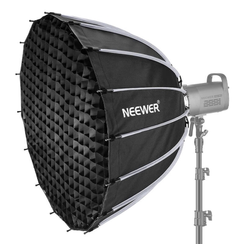 Softbox paraboliczny NEEWER 85 cm z gridem, widok z boku