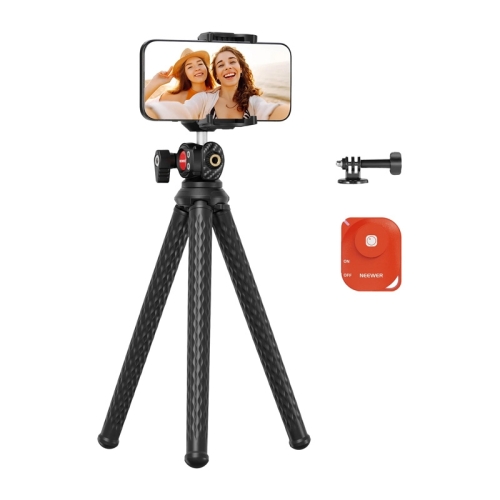 Statyw NEEWER TP34 z telefonem, adapterem i pilotem