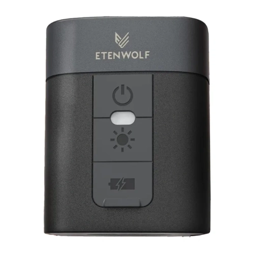 Etenwolf AIR 3 czarna z przyciskami zasilania i lampki
