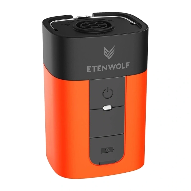 Pompka do materacy Etenwolf AIR 5 pomarańczowa z uchwytem