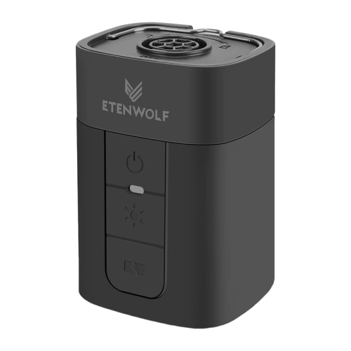 Pompka do materacy Etenwolf AIR 5 Pro czarna z uchwytem i przyciskiem lampy