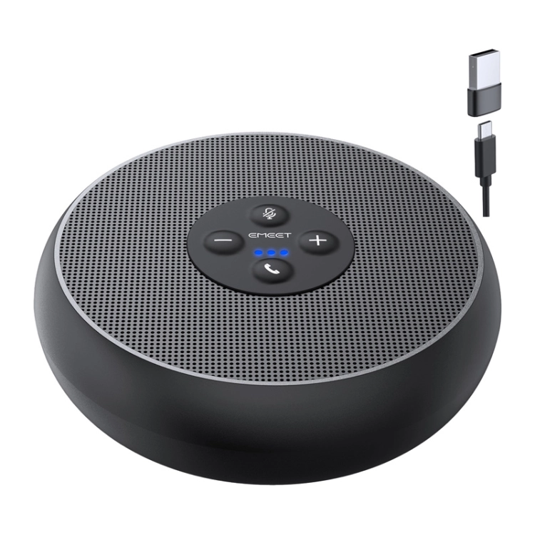EMEET OfficeCore M1A pod kątem obok kabla USB-C