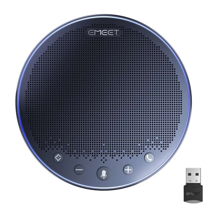 EMEET OfficeCore M3 od góry z adapterem USB A300