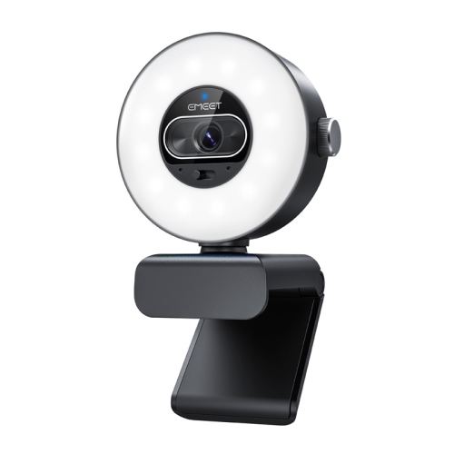 Kamera EMEET SmartCam S600L z białą lampą pierścieniową, mniejsze zdjęcie