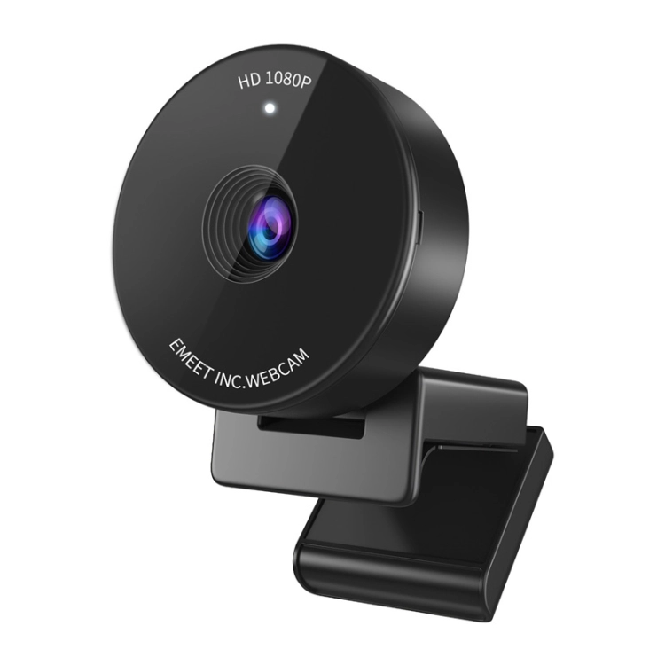 Kamera EMEET SmartCam C950 HD 1080p na uchwycie, widok z ukosa