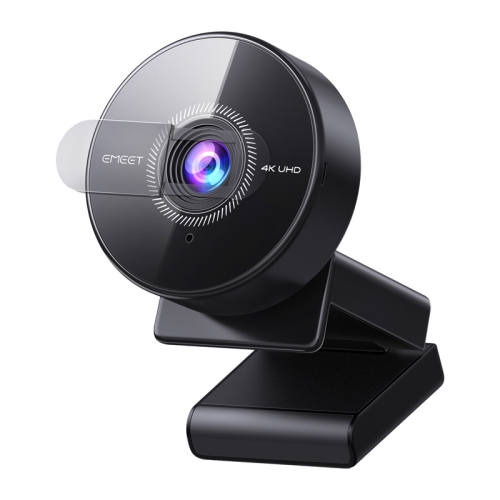 EMEET C950 4K z nasuniętą osłoną prywatności