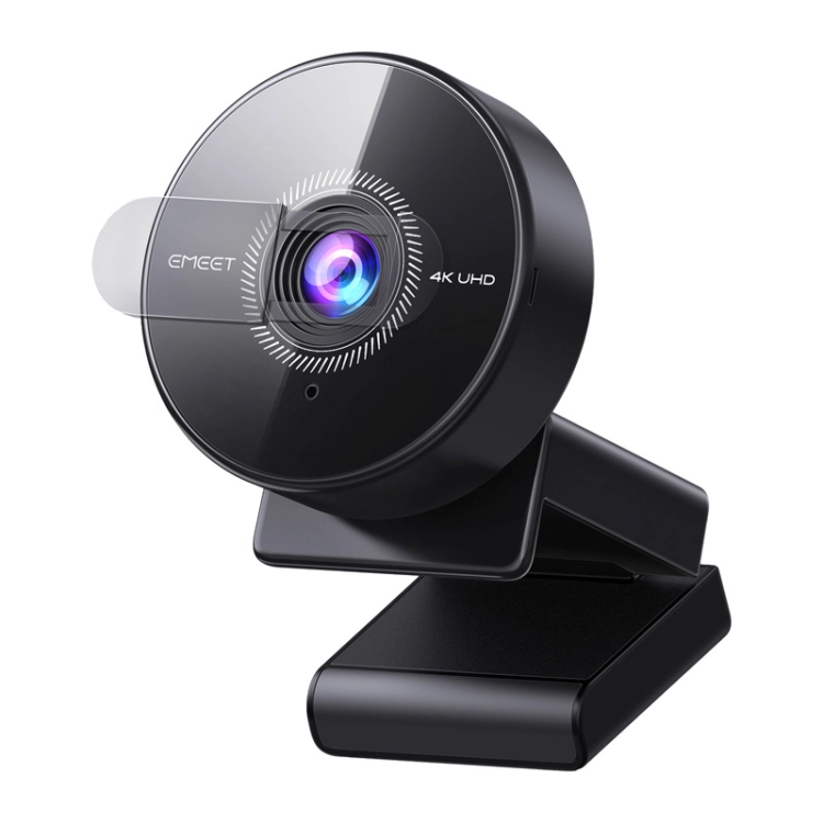 EMEET C950 4K z nasuniętą osłoną prywatności