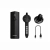 Zestaw CYCLAMI BR-500: lampka, uchwyt z paskiem, adapter GoPro i kabel USB-C