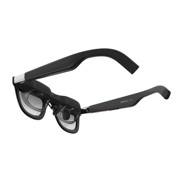 Wnętrze oprawki XREAL One z noskami i soczewkami od strony oczu