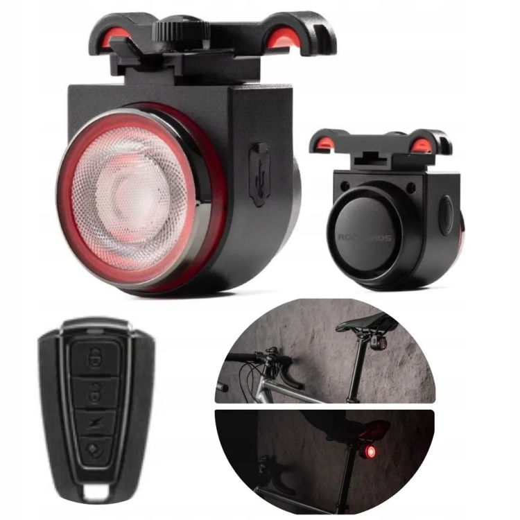 Zestaw CYCLAMI A8 PRO: lampka z alarmem, moduł i pilot