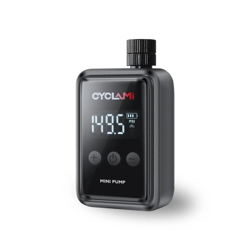 Elektryczna pompka rowerowa CYCLAMI HW-125 w kolorze czarnym