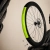 Zielona dętka CYCLAMI MTB 65G na kole 29 cali