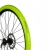 Dętka CYCLAMI MTB 65G w kole z hamulcem tarczowym