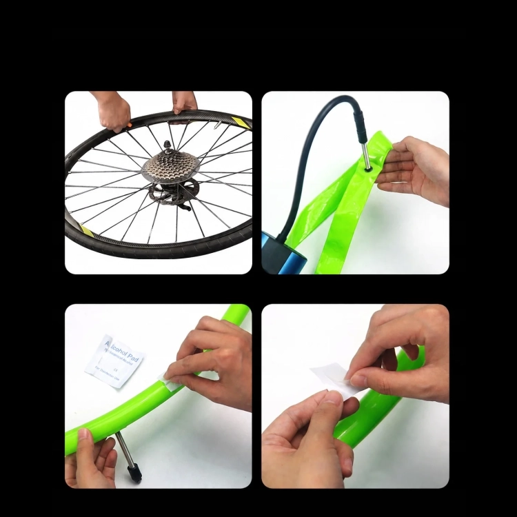 Łatanie dętki TPU łatką CYCLAMI krok po kroku