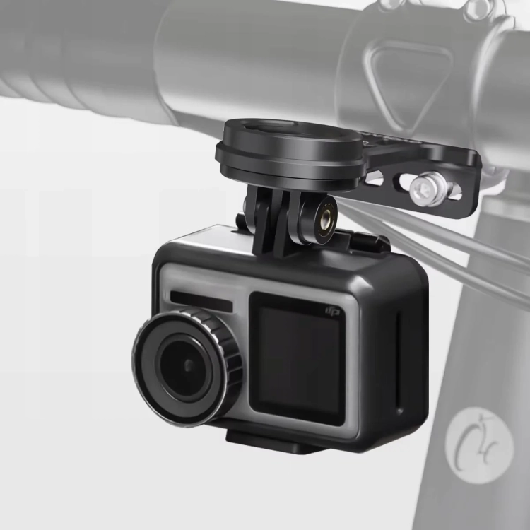 Kamera sportowa zamocowana pod uchwytem CYCLAMI S8