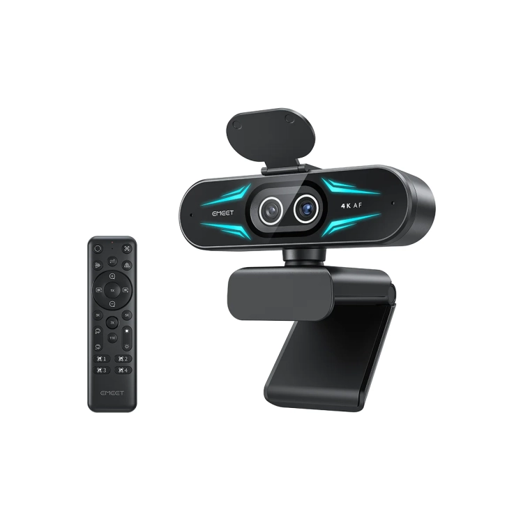 Kamera internetowa EMEET C60E 4K Dual z pilotem z zestawu