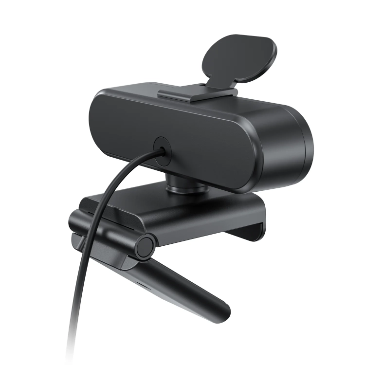 Tył EMEET C60E 4K Dual z wbudowanym kablem USB-C i klipsem