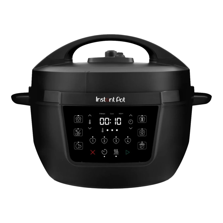 Multicooker Instant Pot XL 7,1 l od frontu, pokrywa ciśnieniowa i panel sterowania