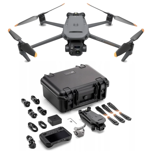 Dron DJI Mavic 3 Thermal z kontrolerem DJI RC Pro Enterprise, walizką i akcesoriami z zestawu