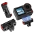 Magnetyczny uchwyt Sunnylife z kamerą DJI Osmo Action 5 Pro i mocowaniami