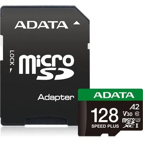 Karta pamięci ADATA Speed Plus microSDXC 128 GB z adapterem SD