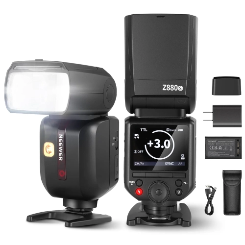 Lampa błyskowa NEEWER Z880-S do Sony z akumulatorem, ładowarką i zasilaczem USB