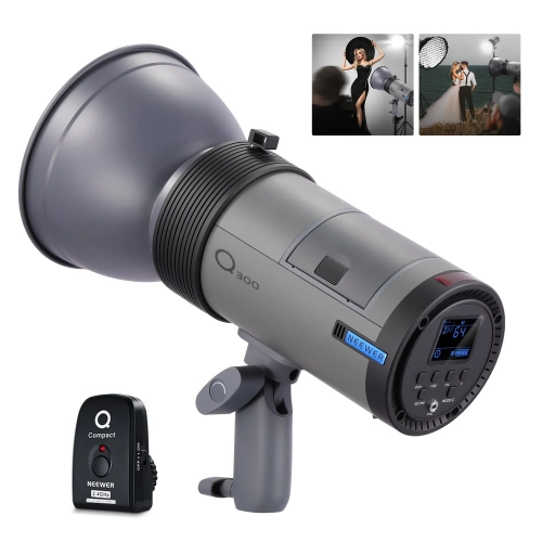 Lampa plenerowa NEEWER Q300 z czaszą i wyzwalaczem Q Compact