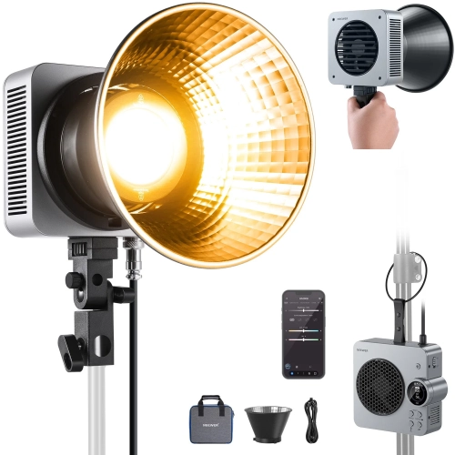 Lampa LED NEEWER HS200B z kontrolerem, reflektorem, uchwytem i torbą