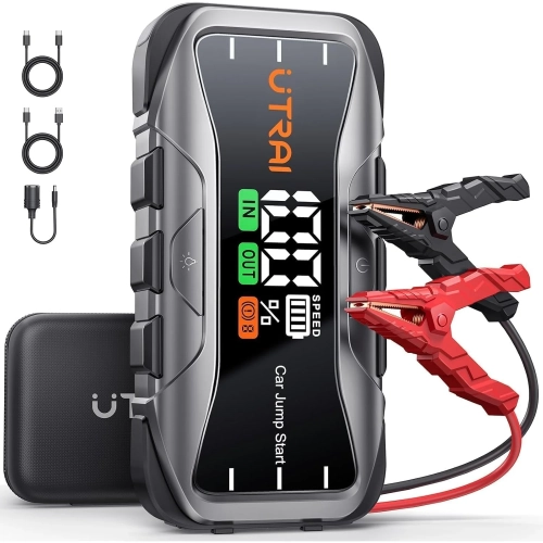 Urządzenie rozruchowe UTRAI JS10 z klemami, kablami USB i etui