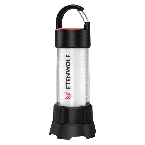 Lampa kempingowa Etenwolf CL5 z hakiem i przezroczystym kloszem