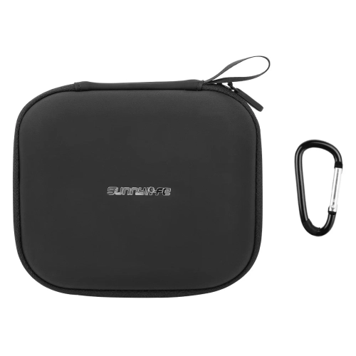 Czarna torba Sunnylife do drona DJI Neo z karabińczykiem