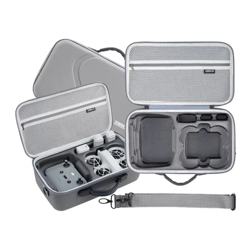 Torba STARTRC do DJI Neo Fly More Combo z kontrolerem RC 2 / RC-N3, otwarta