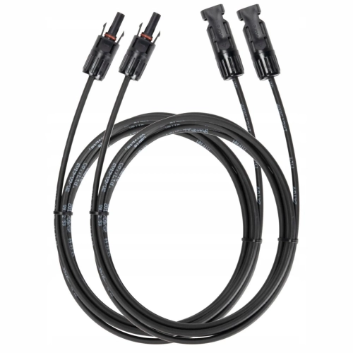 Kabel przedłużający EcoFlow 3 m do paneli fotowoltaicznych, dwa przewody ze złączami