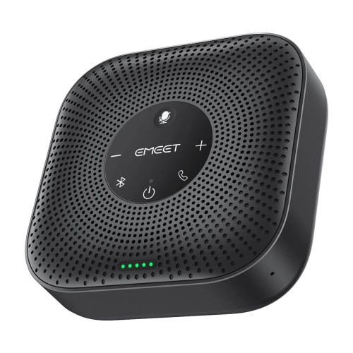 EMEET OfficeCore M0 Plus pod kątem, zielone diody baterii