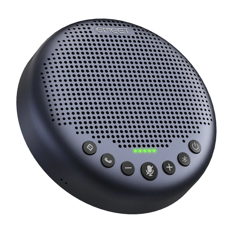 EMEET Luna Plus pod kątem, zielone diody